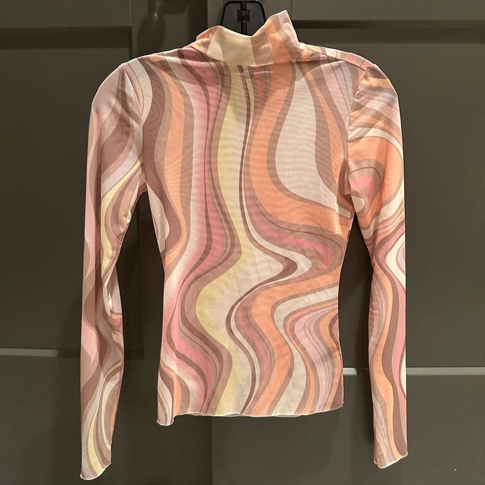 AFRM Multicolor Fitted Long Sleeve Top